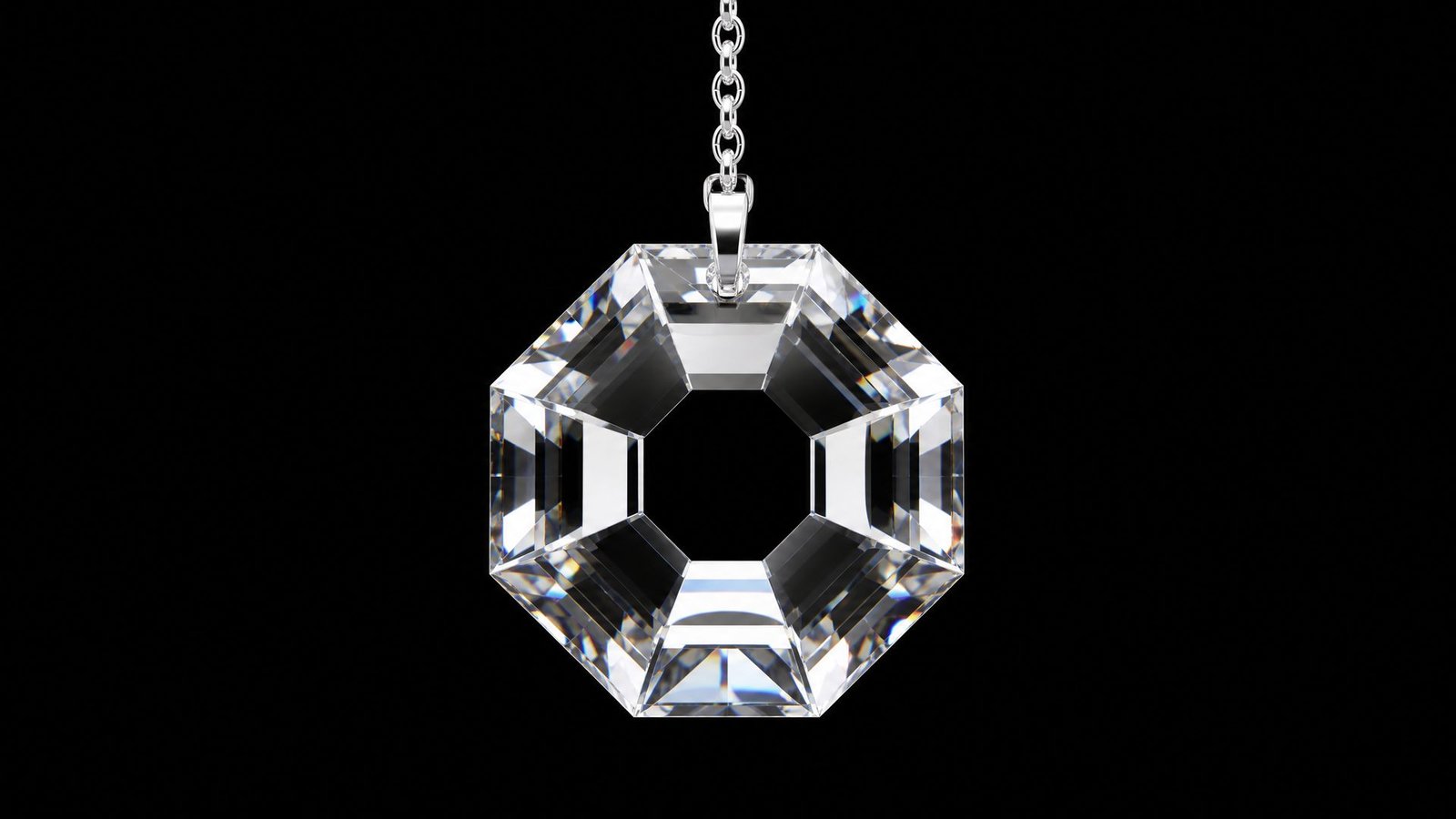 Render conceitual (IA) — corte Octagon